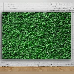10x8ft Green Leaf Grass Wall Backdrop Nature Photography Wedding Party Decor